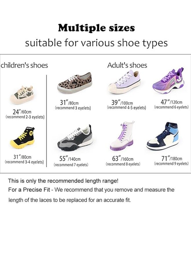 3 Pairs Flat Shoe Laces 8mm Single Layer for White Boys and Girls Shoes Sports Leisure Mountaineering Basketball Sneakers Everyday Use White - Image 3