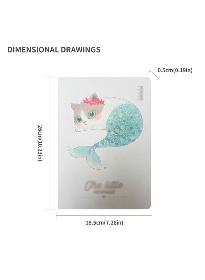 XIANGYU 5 Piece B5 Diary Note Book Hardcover Planners And Notebooks Cat Cover  - Image 2