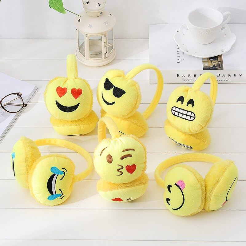 CLOTHERA Kid's Winter Warm Earmuffs (Emoji Pack of 2) - Image 5