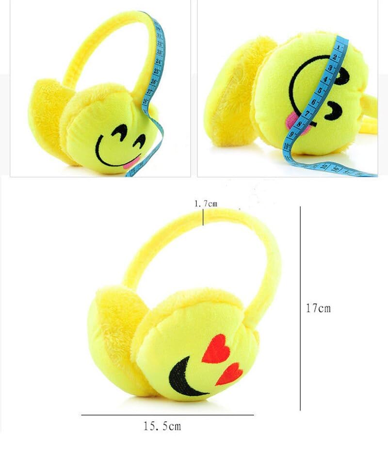 CLOTHERA Kid's Winter Warm Earmuffs (Emoji Pack of 2) - Image 3