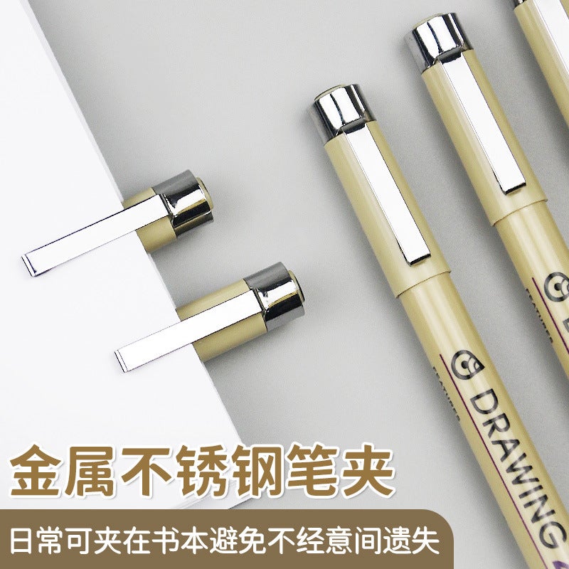 Needle Pen Cherry Blossom With Gouline Pen Art Cartoon Drawing Special Marker Pen Hand-Painted Design Pen Suit - Image 4
