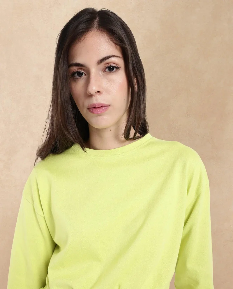 Rareism Women's Crop Knit Top