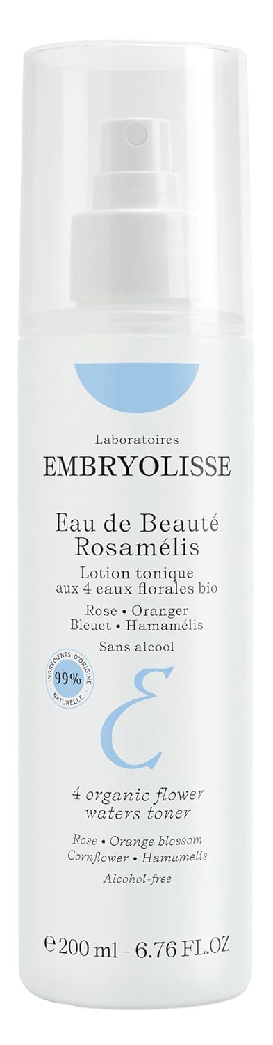 Embryolisse Eau de Beaute Rosamelis Nourishing Floral Face Toner for All Skin Types With Organic Flower Waters 676 floz