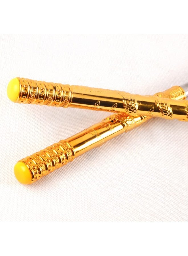 Travel Toys Children's Toys Monkey King Stainless Steel Ruyi Golden Hoop Stick Stall Toys-Color:Telescopic Luminous Gold Hoop [pattern]]  - Image 5