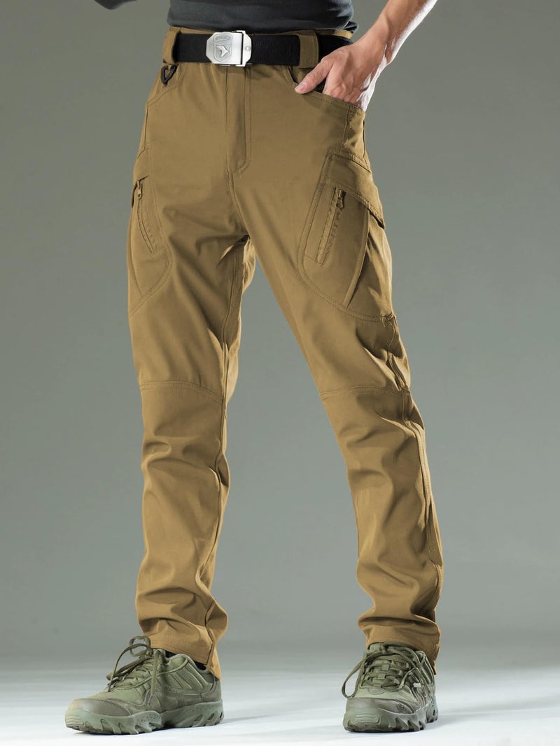 AUTIWITUA Men's Tactical Cargo Pants Water Resistant Lightweight Hiking Pants Outdoor Work Pants with Multi Pockets(No Belt) - Image 3