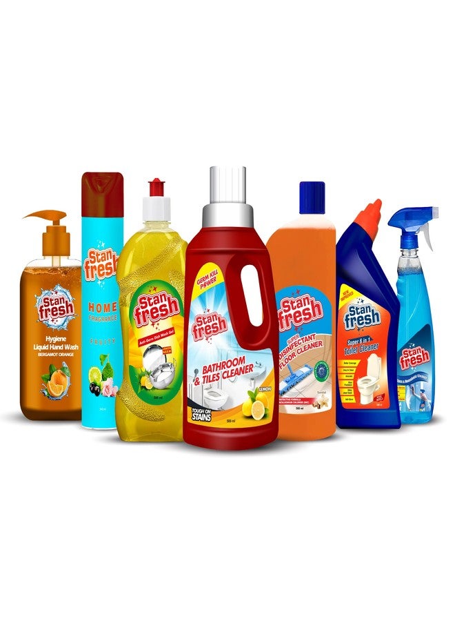 Stanfresh Shandaar Safai Combo | 7 Cleaning Products | Multipurpose Cleaning Kit for Home | All-in-One Cleaner Set - Image 1