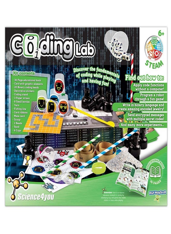 PlayMonster Science4you - Coding Lab - 10 Experiments to Learn How to Code - Fun, Education Activity Kit - for Kids Ages 6+ - Image 4
