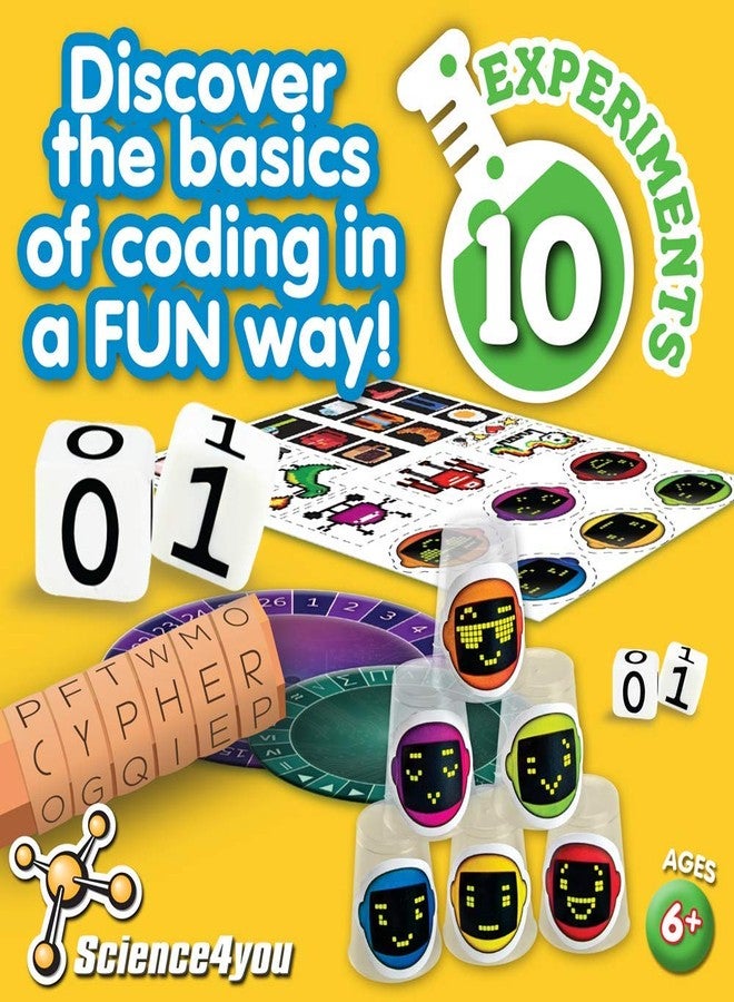 PlayMonster Science4you - Coding Lab - 10 Experiments to Learn How to Code - Fun, Education Activity Kit - for Kids Ages 6+ - Image 5