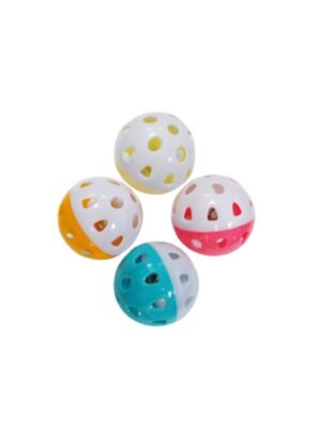 Cozy Paws Bell Ball Cat Toys Pack of 4