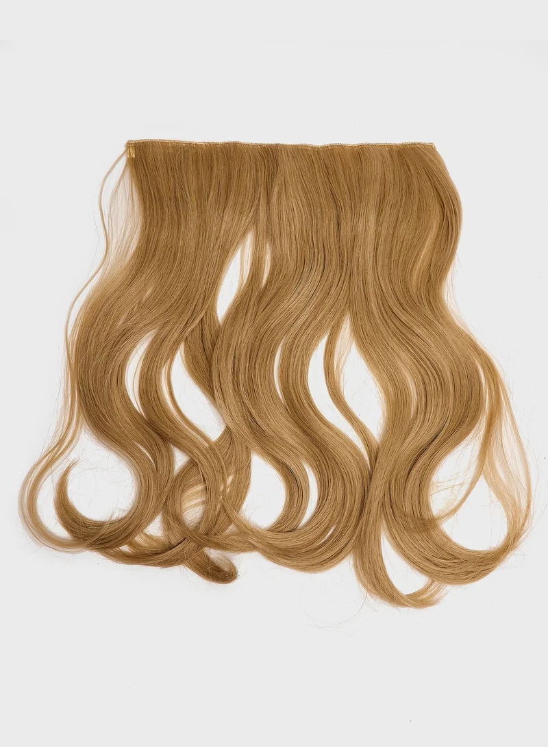 LullaBellz Thick 14" 1 Piece Blow Dry Wavy Clip In Hair Extensions -613/16 California Blonde