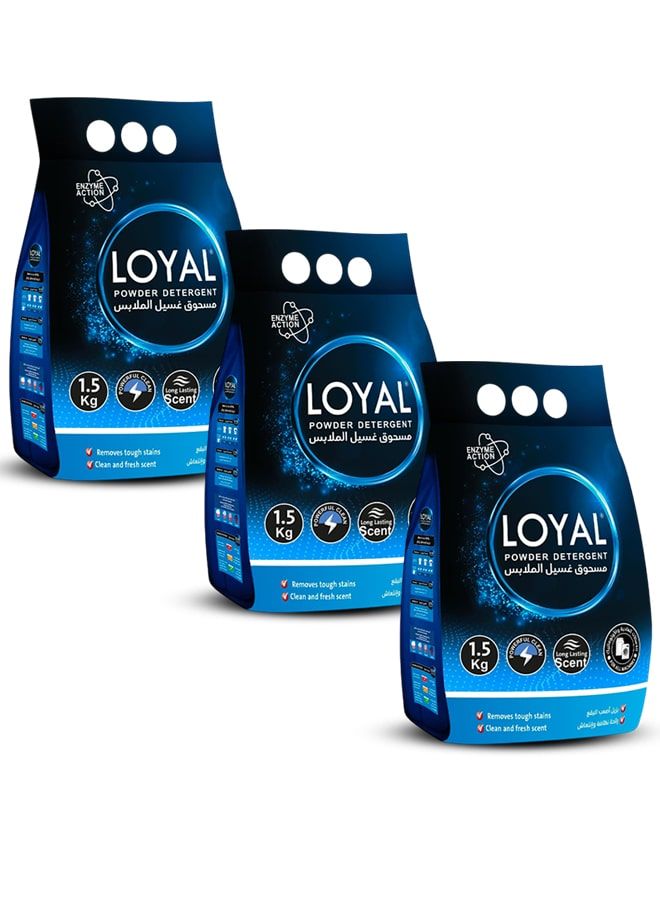 loyal Laundry Detergent Powder 3x1.5kg