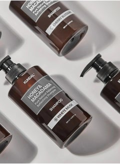 KUNDAL Honey & Macadamia Pure Natural Balancing Refreshing Shampoo Ylang Ylang 500 mL  - Image 3