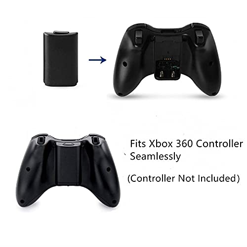 XUKEKOY 4 Pack Battery Box/Battery Cover for Microsoft Xbox 360 Wireless Controller - Image 5