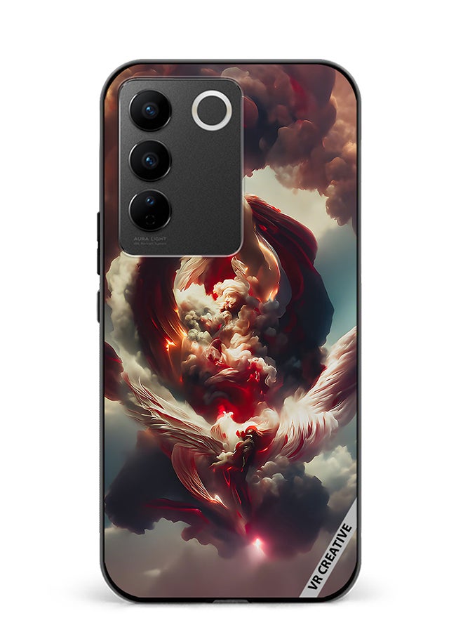 VR CREATIVE Protective Case Cover For Vivo V27e A New Angel Reborn Foundation Design Multicolour - Image 1