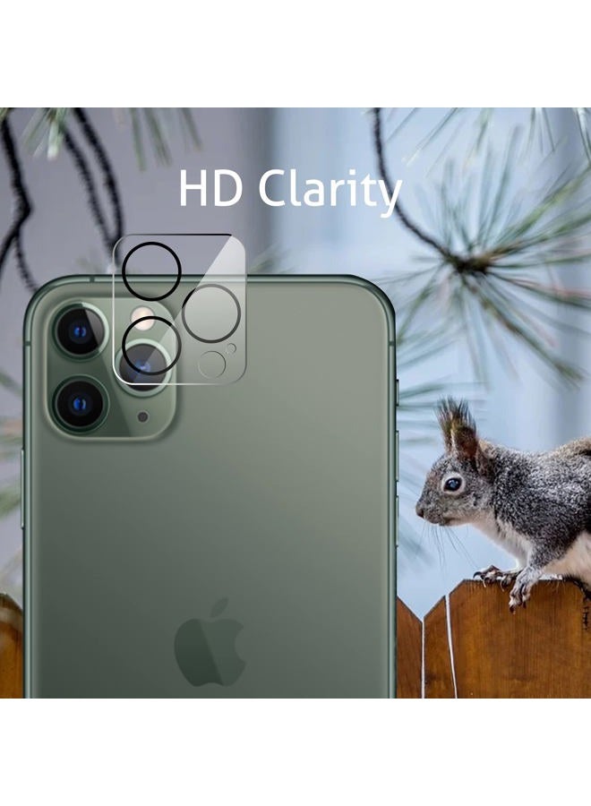 Ailun حماية شاشة خصوصية مزدوجة لجهاز آيفون 11 برو [5.8 بوصة] + 2 حزمة واقي عدسة الكاميرا، زجاج مقسى مضاد للتجسس، [صلابة 9H] - HD - Image 3