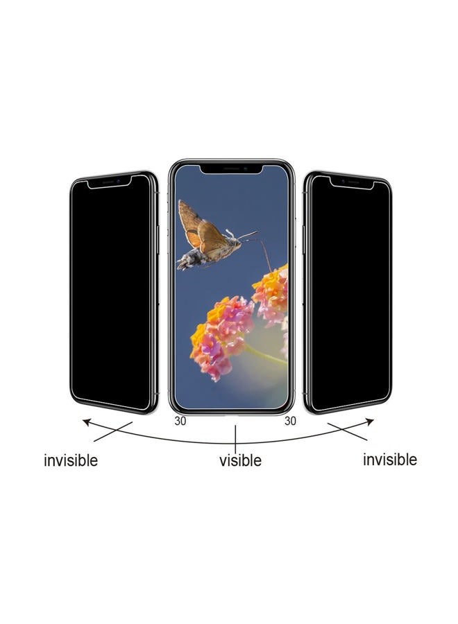 Ailun حماية شاشة خصوصية مزدوجة لجهاز آيفون 11 برو [5.8 بوصة] + 2 حزمة واقي عدسة الكاميرا، زجاج مقسى مضاد للتجسس، [صلابة 9H] - HD - Image 2