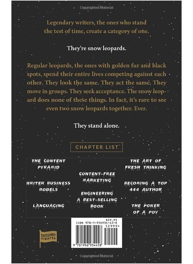 Snow Leopard: How Legendary Writers Create A Category Of One