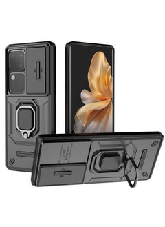 Fankalo Phone Case for vivo S18/V30/V30 Pro with Slide Camera Cover Military Grade Drop Protective Phone Case with Magnetic Car Mount Holder  - Image 1
