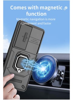 Fankalo Phone Case for vivo S18/V30/V30 Pro with Slide Camera Cover Military Grade Drop Protective Phone Case with Magnetic Car Mount Holder  - Image 5