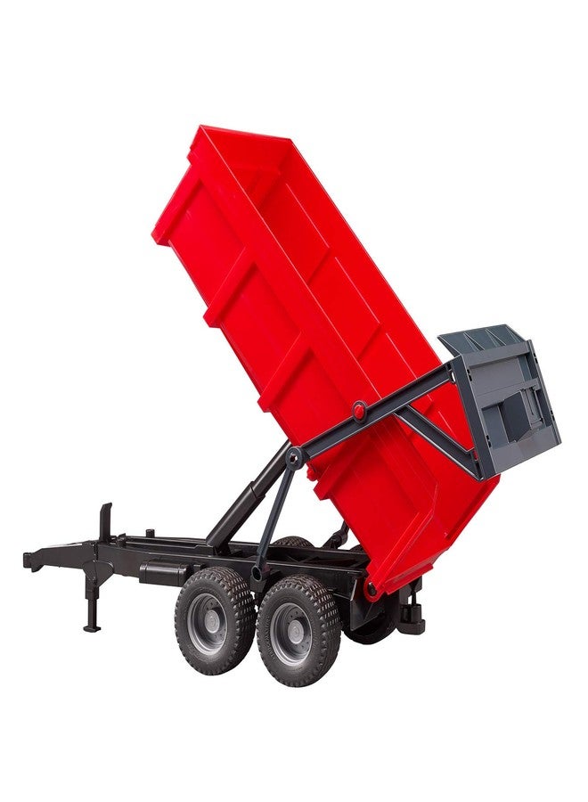 Bruder 02211 Tip Trailer (red) - Image 3