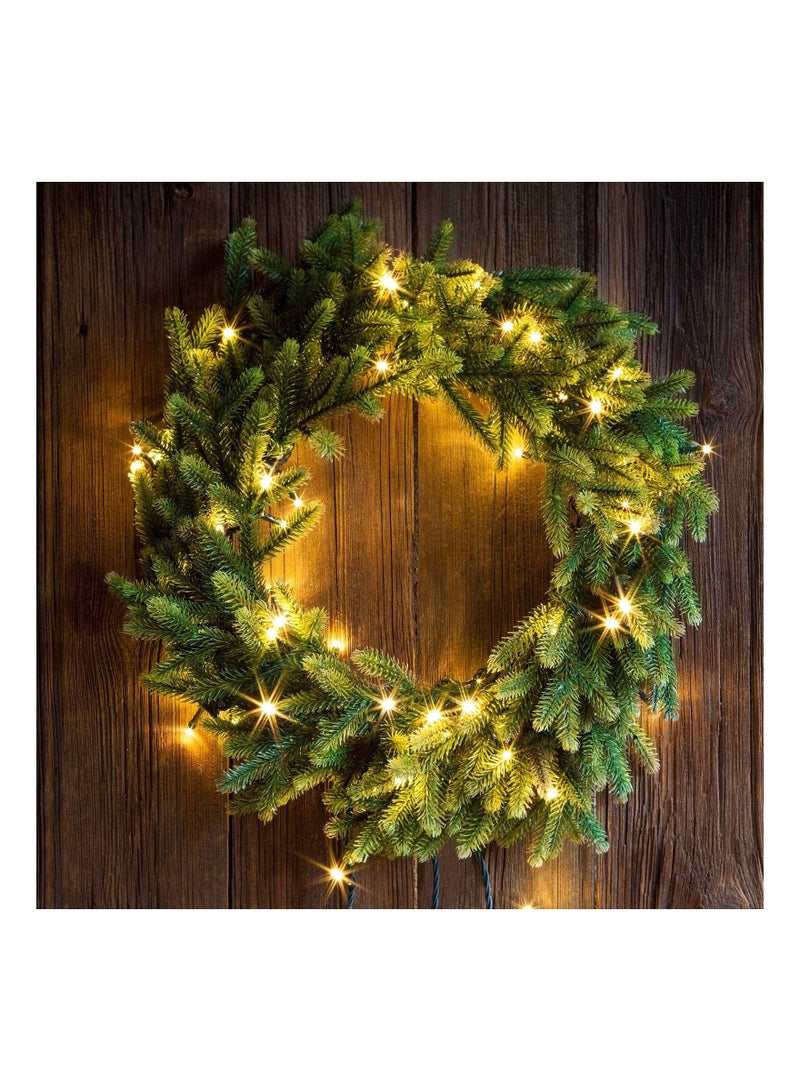 KASTWAVE طقم 4 حوامل أسلاك 12" 14" مع 1 لفافة من السلك المرن لتزيين الزهور والأدوات الحرفية لتزيين العطلات - Image 3