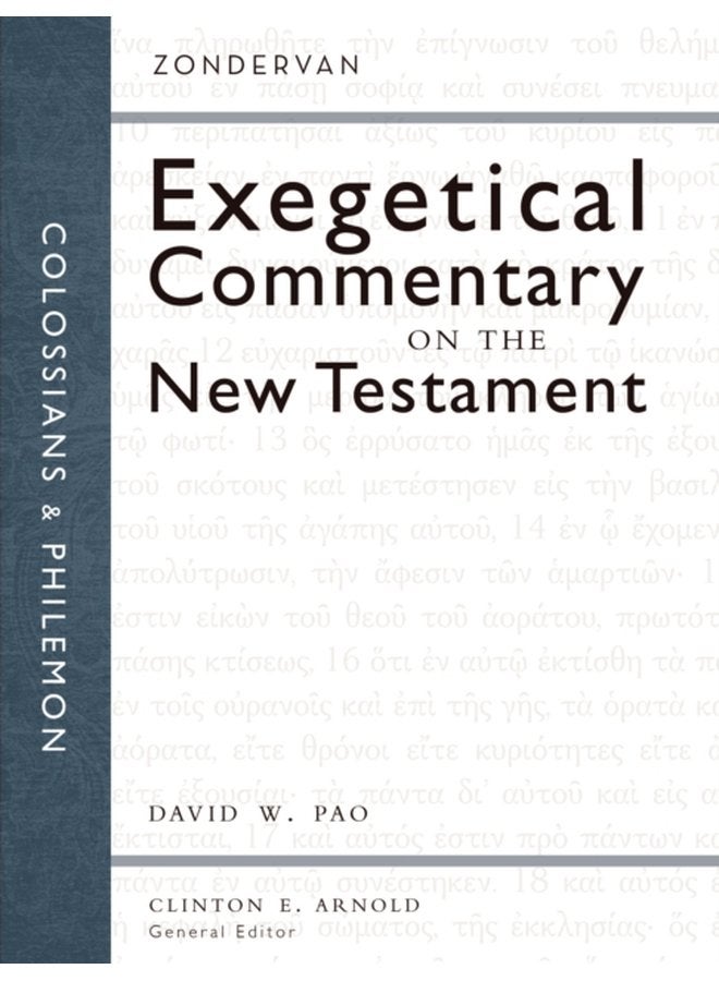 Colossians and Philemon - Hardback