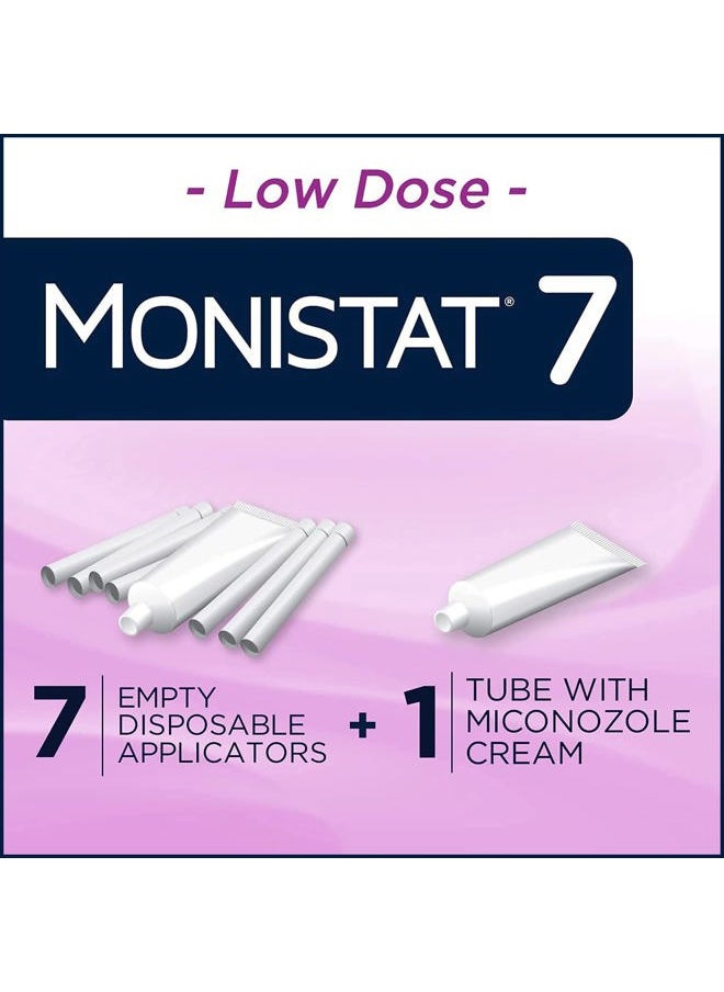 Monistat 7 Day Yeast Infection Treatment for Women, 7 Miconazole Cream Applications with Disposable Applicators, 2 Pack  - Image 3