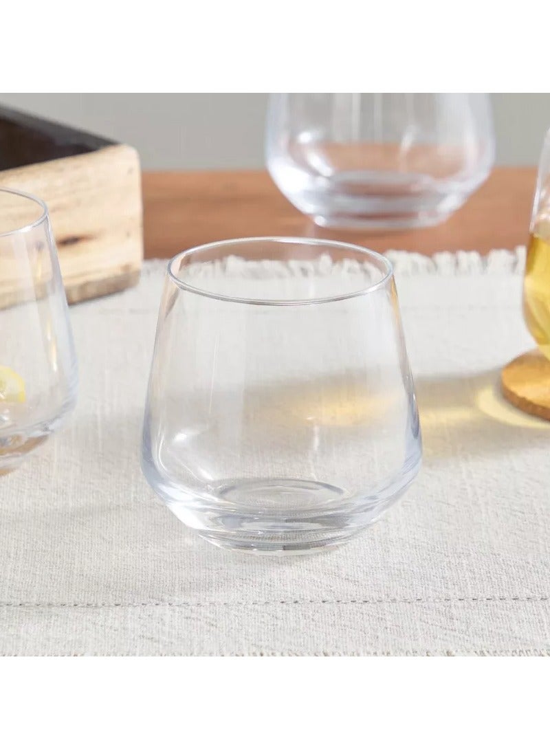 Home Box Aqua 6-Piece Crystal DOF Glass Set - 380 ml - Image 2