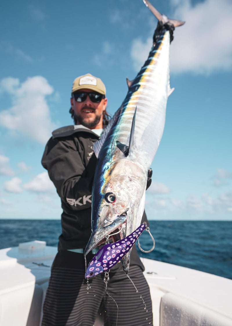 nomad design Madmacs 200mm High Speed Sinking 8" Trolling Lure for Bluefin Tuna Yellowfin Wahoo and Mahi Mahi, Hot Pink Mackerel - Image 2