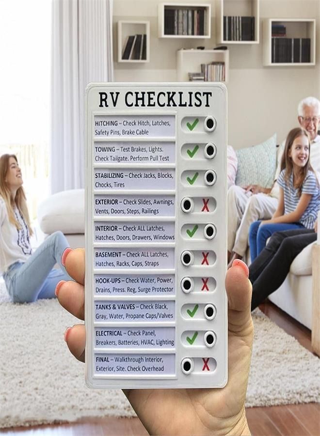 RV Checklist Project Inspection RV Inspection Registration Form Master Bedroom Wall Decor Stickers - Image 5