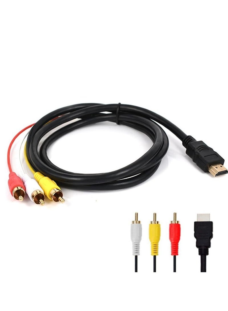 HDMI to RCA Adapter – Connect HD devices to AV monitors and TVs  - Image 1