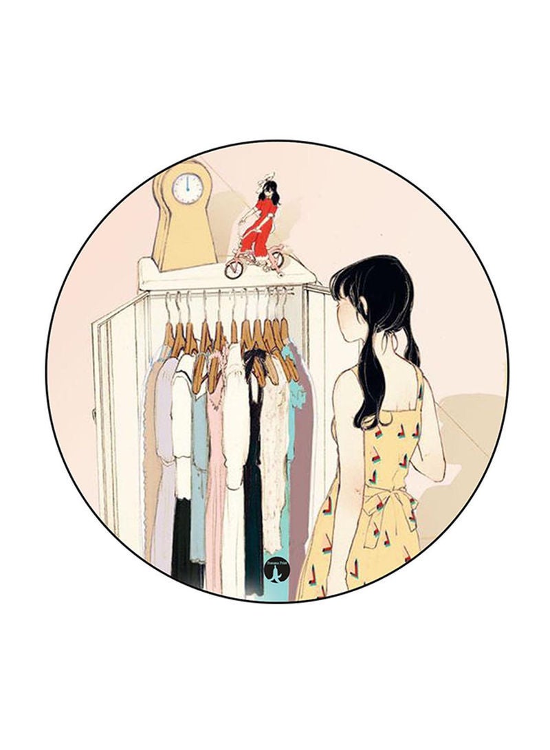RKN Girl Printed Mouse Pad Multicolour