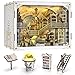 CCCDF DIY Book Nook Kit DIY Miniature Dollhouse Booknook Kit 3D Wooden Puzzle Bookend Bookshelf Insert Decor with LED Light for Adults Library of Gods Max - Image 2