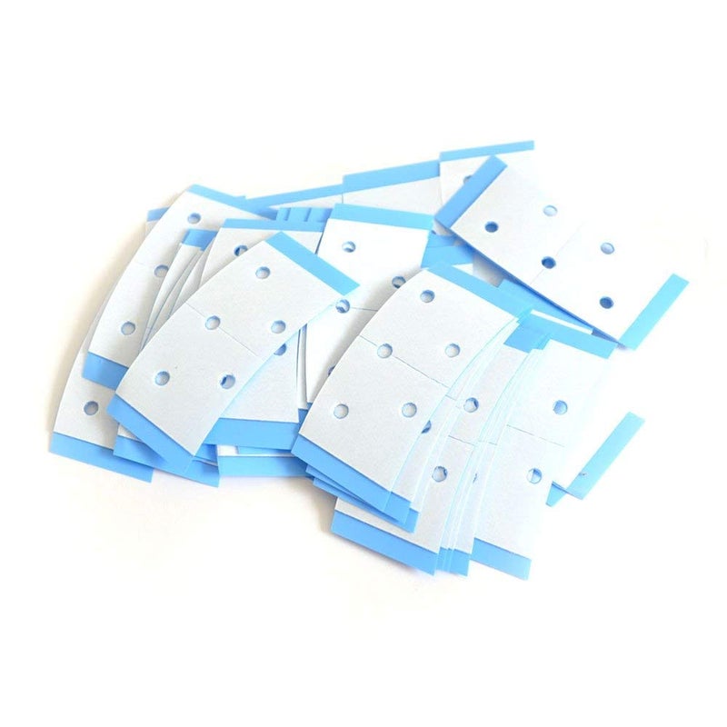 Woolip "Extenda Bond" WalkerTape Hair System Tape Bonding Toupee Hairpiece Hair Extensions Tape Adhesive Glue Strips Wig Tape Double Sided Shape C Contour 36 Pieces Per Bag - Image 1