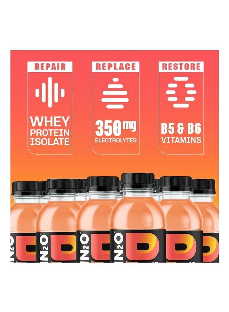 PROTEIN20 Protein2o Infused Water + Energy Peach Mango 500ml – Pack of 12 - Image 4