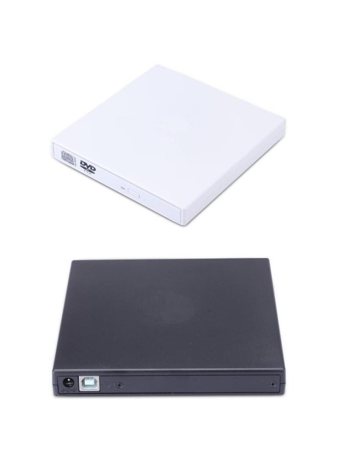 Neutral External DVD Disc Burner Computer Universal External Mobile USB DVD Burner Direct Sale-Color:Black-Specifications:13.8*13.8*1.8