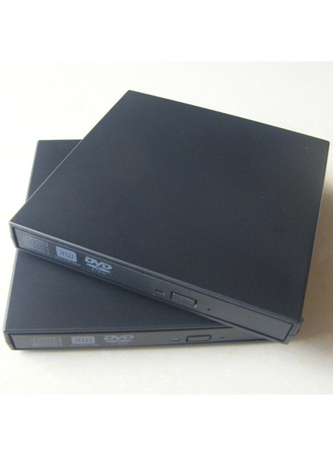 Neutral External DVD Disc Burner Computer Universal External Mobile USB DVD Burner Direct Sale-Color:Black-Specifications:13.8*13.8*1.8
