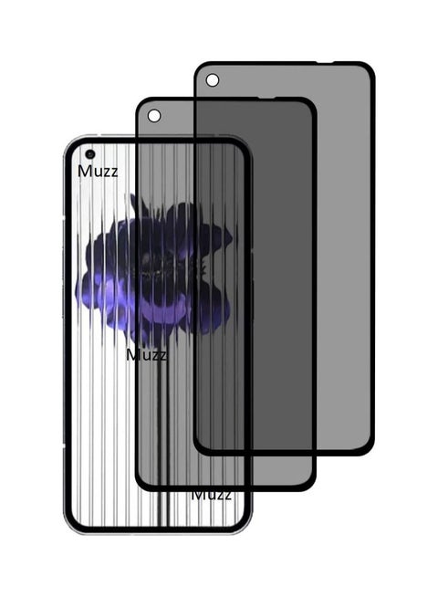 Anti-Spy Tempered Glass Film, 9H Hardness, Scratch Resistant, Bubble Free Anti Spy Tempered Glass Screen Protector for Nothing Phone 1 2 Packs