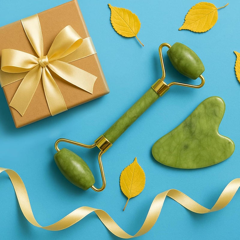 BAIMEI Gua Sha and Jade Roller Set - Image 2