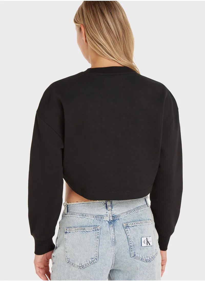 Calvin Klein Jeans Logo Crew Neck Sweatshirt