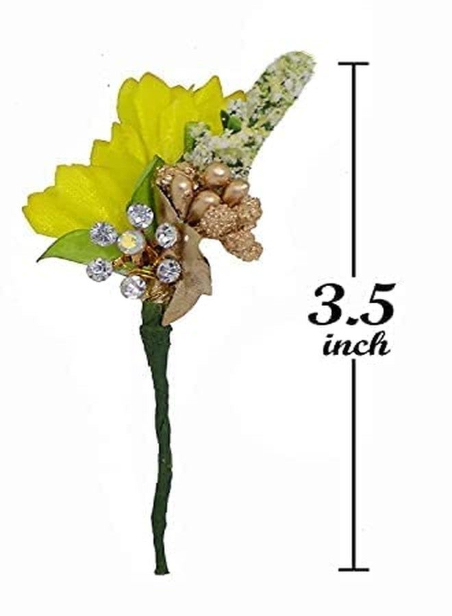 AASA Bridal Fancy Juda Pins, Designer Hair Pins for Girls and Women, Set of 5Pcs - Image 2