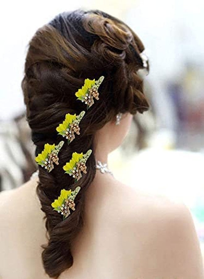 AASA Bridal Fancy Juda Pins, Designer Hair Pins for Girls and Women, Set of 5Pcs - Image 5