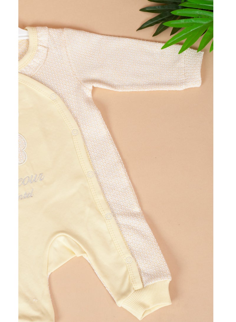 Overall Baby excellent material, yellow colour from seineour gentel.