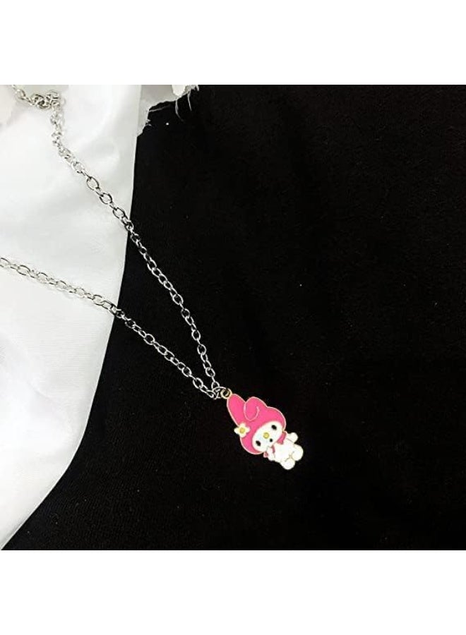 JOUDIYA Cute Necklace Bff Necklace for 2 Cute Necklaces Aesthetic Pendant Accessories Kawaii Friendship Bestie Best Friend Gift For Teen Girls - Image 3