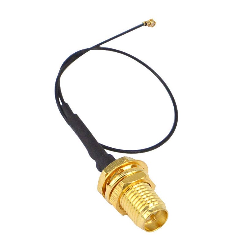 onelinkmore UFL to SMA M.2 NGFF MHF4 to RP SMA Female (Male pin) RF Pigtail WiFi Antenna Extension Cable 0.81mm for PCI WiFi Card Wireless Router M.2 Cards Pack of 2 (6 inch (15 cm)) - Image 3