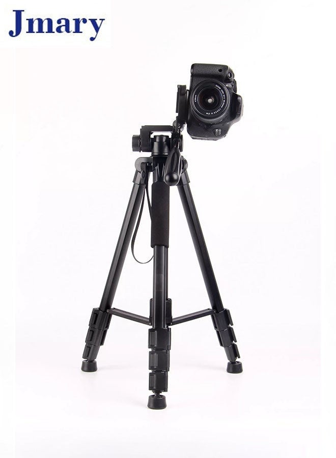 Jmary KP-2254 Professional Aluminum Tripod Monopod for All DSLR Cameras (Black) KP-2254 - Image 1
