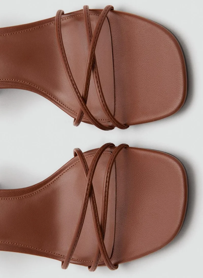 مانجو Heeled sandals with straps