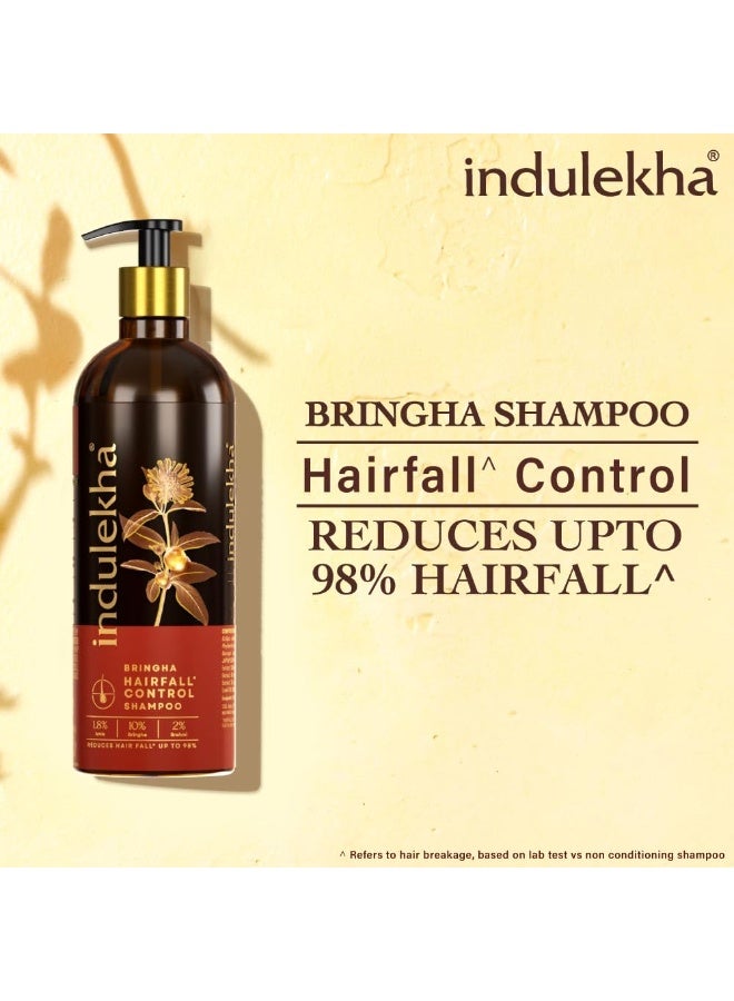 Indulekha Bringha Shampoo, Proprietary Ayurvedic Medicine For Hair Fall, Free From Parabens, Synthetic Dyes And Synthetic Perfume, 340ml - Image 2