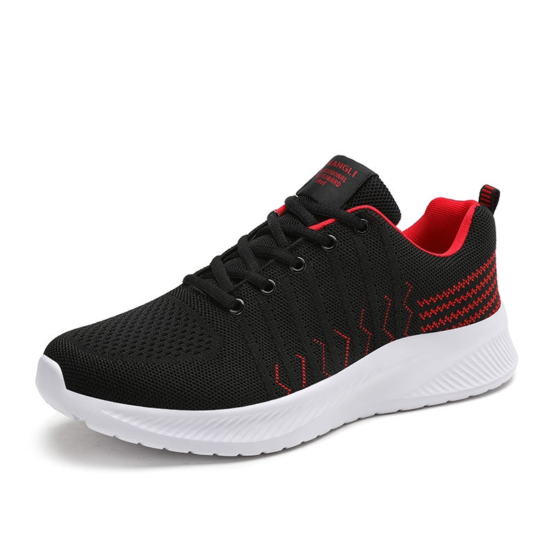 Autumn Men'S Shoes Flying Net Shoes Men'S Mesh Surface Casual Sneaker Running Men'S Net Red Tide Shoes - Image 3