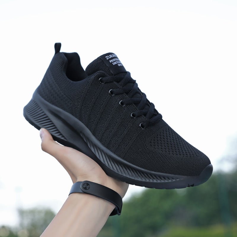 Autumn Men'S Shoes Flying Net Shoes Men'S Mesh Surface Casual Sneaker Running Men'S Net Red Tide Shoes - Image 4